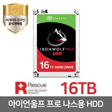 씨게이트 아이언울프 프로 16TB ST16000NE000 정품인증 HDD, 단품, 단품