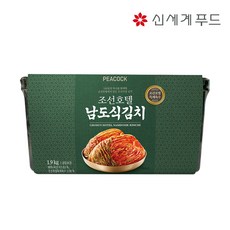 피코크 조선호텔 남도식김치 냉장(1.9kg//배추 고추분 국내산), 1개, 1.9kg