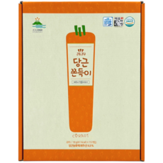 제주 당근 쫀드기 15개입 추억의 간식 여행 선물 기념품, 270g, 1개