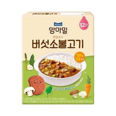 맘마밀 안심소스 2p, 버섯소불고기, 160g, 1개