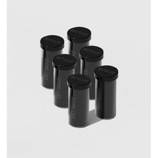 비기너스럭 볼륨커버톡톡 똑똑흑채 카트리지 리필, 다크브라운(검정), 6개