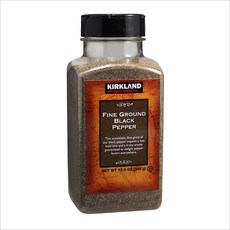 커클랜드 미국 코스트코 후추가루 (곱게 간) Kirkland Signature Fine Ground Black Pepper 12.3 oz 1+1, 2개