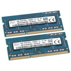 SK Hynix HMT451S6BFR8A 8GB (2x4GB) 1Rx8 DDR3 SO-DIMM PC3-128/14271861, 상세내용참조