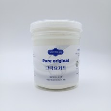 셀렉더요그 꾸덕한 수제 그릭요거트 플레인 무가당 대용량, 500g, 2개