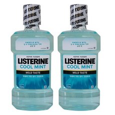리스테린 쿨민트 마일드 구강청결제, 750ml, 2개