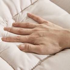 소하임 통세탁 사계절 소파 토퍼 패드, 베이지 - 이미지 8