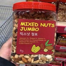 대봉식품 믹스넛 점보 1kg 혼합견과/믹스넛, 1개