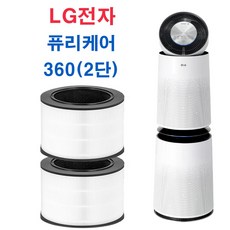 [수엔비-무료배송] AS247DWE LG전자 퓨리케어 360 (2단) 공기청정기 필터(2개세트구성), FML-PC01