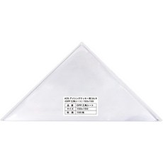 일본직발송 4. 아이싱용 코르네 워크업 아이싱 쿠키용 코르네 OPP 삼각 시트 (25 미크론) 150x150【100장, One Size_One Color, One Color, One Size, 1개