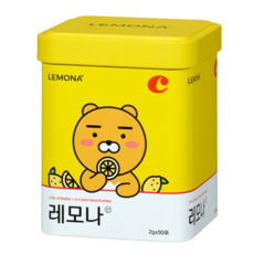 레모나 카카오프렌즈 레모나산 랜덤발송 150p, 2g, 50개