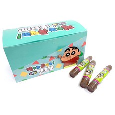 짱구 초코펜 한박스 18개입 크레용 신짱 초콜릿펜 어린이 간식 단체 선물