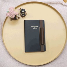 실로펜 버전2 다이어리 북 밴드 펜 홀더, 커런트 버건디