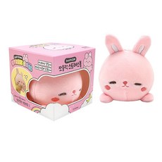 애니멀 쪼물락 스트레스볼 2개세트 말랑이 세트 스퀴시 인형, 토끼 2개