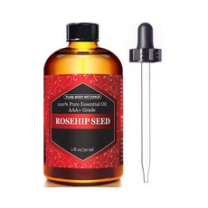 Pure Body Naturals 페이셜 오일 로즈힙 시드 오일 1oz(30ml), 1개