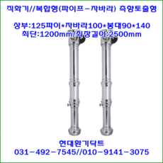 비엠지코리아//직화기//기본형(태엽식복합형)//측형//상부125*자바라100파이//크롬도금, 1개