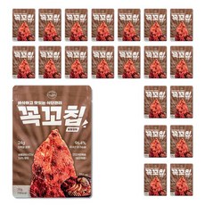 단슐랭 꼭꼬칩 숯불갈비 닭가슴살칩 실온 보관 헬스닭가슴살, 30g, 21개