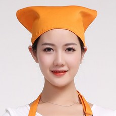 삼각타월 핸디캡 호텔 종업원 히잡 음식 목도리 레스토랑 불고기집 식용 스카프 케이크 식사 두건