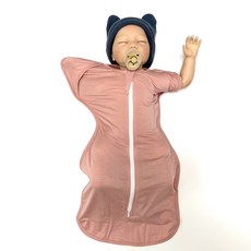 트루스와들 모로반사 스와들 나비잠 트루 속싸개 태열 겉싸개 신생아 아기싸개, 베이직_인디핑크(Small)
