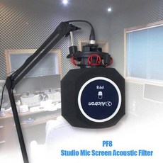 YouTube Professional Alctron PF8 Studio 마이크 화면 음향 필터 데스크탑, 상세내용참조