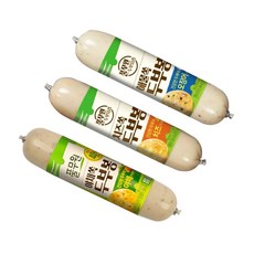 풀무원 두부봉 180g 3종 1개씩 (야채쏙 치즈쏙 해물쏙)