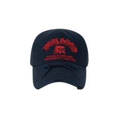 [6월 7일 배송] ETCE BOY HOOD DESTROYED CAP (NAVY)