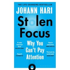 Stolen Focus '도둑맞은 집중력' 원서 (영국판) : Why You Can't Pay Attention, Bloomsbury Publishing PLC