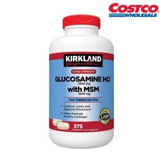 커클랜드 시그니춰 글루코사민 HCI+MSM 1792mg X 375정/