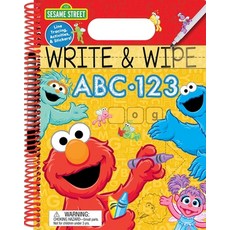 (영문도서) Sesame Street: Write and Wipe Spiral, Studio Fun International, English, 9780794447380