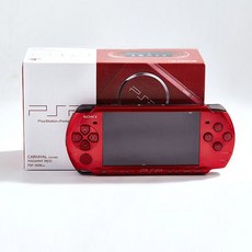 소니 PSP 홍콩판 휴대용 레트로 게임기 3006 3005 3000, UMD버전(3000번기판), 레드, 32G