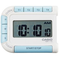 CASIO CASIO(카시오) 디지털 타이머 카운트다운 스톱워치 마그넷 첨부 화이트 TMR-71S-7JH, 상품명참조, 1개