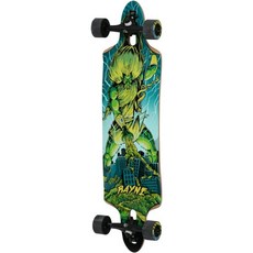 Rayne 롱보드 2022 Supreme 36\" 드롭스루 다운힐 프리라이드 완성 그린