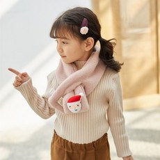 가을 겨울 산타 메리 한파 방한 목도리 도톰 머플러