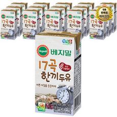 베지밀 17곡 한끼두유, 190ml, 240개