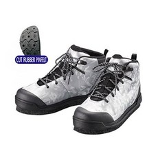  시마노 신발 FS-080T 실버 핀펠트 갯바위 단화 펠트화, 없음, 270실버 