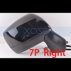 CAPQX 7 와이어/9 와이어 스바루 포레스터 2013 외부 백미러 전기 접이식 가열 LED 턴 라이트 여부, [02] 7 Wire Right, 1개
