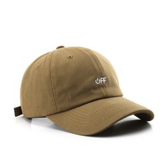 리카 OFF 레터링 자수 볼캡 모자