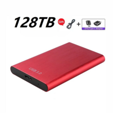 휴대용 고속 모바일 하드 드라이브 대용량 스토리지 256TB SSD USB3.0 128TB 64TB 32TB 2TB, 30. Silver