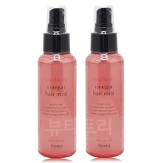 어퓨 라즈베리 식초 헤어 미스트 105ml+105ml 약산성, 2개, 105ml