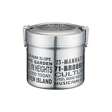 스케이터 보온보냉 진공 스테인리스 런치박스 DX640ml 초경량 항균 브루클린 STLB2DXAGA, 1개