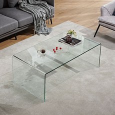 북유럽 테라스 사이드 유리 스틸 거실 테이블, 완제품, 80x40x40CM 투명 흰색 유리