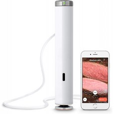 Breville Joule Sous Vide 1100 와트 화이트 바디 스테인리스 스틸 캡 &베이스