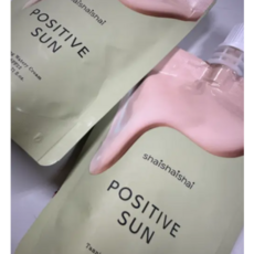 [본사 정품 한정] 샤이샤이샤이 파지티브 선 태닝 워터리 크림 SPF22 110g SHYSHYSHY POSITIVE SUN TANNING WATERY CREAM 피부보호, 3개