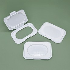까꿍놀이 어린이 교구 DIY 사각 물티슈캡 물티슈뚜껑 20개, 흰색 흰색