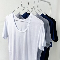 남자인견반팔런닝