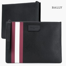 발리 20FW BHALDEN 로고 패치 클러치백 BLK