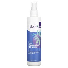 라이프 플로 Life flo 순수 마그네슘 오일 스프레이 237ML 8FL oz), 1개