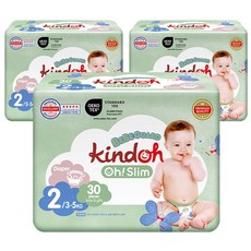 kindoh 優質O Slim Bebe Guard尿布 幼兒用 褲型, 第2步, 90張