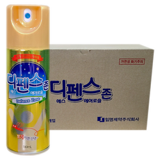 일명제약 모기 진드기 기피제 디펜스존 에어로솔 스프레이 180ml (1BOX), 10개