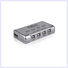 [ 이지넷 USB자동선택기 NEXT-3504PST ]_PN_1대4 USB 자동선택기 USB2.0 4포트 공유기 USB기기_dlrhd_K/W:디지털/가전_종합