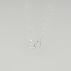 티파니앤코목걸이더블하트미니